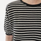 90s Black x White Striped Top