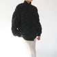 80s Silk Pleat Design Jacket