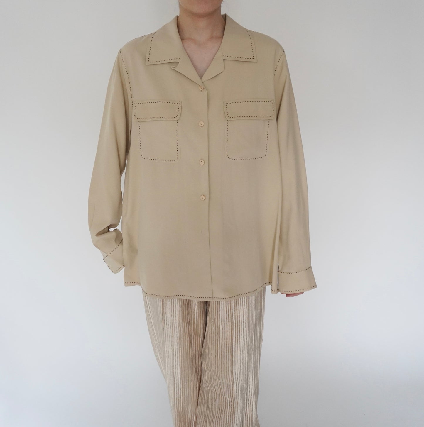 90s Silk Design Shirt