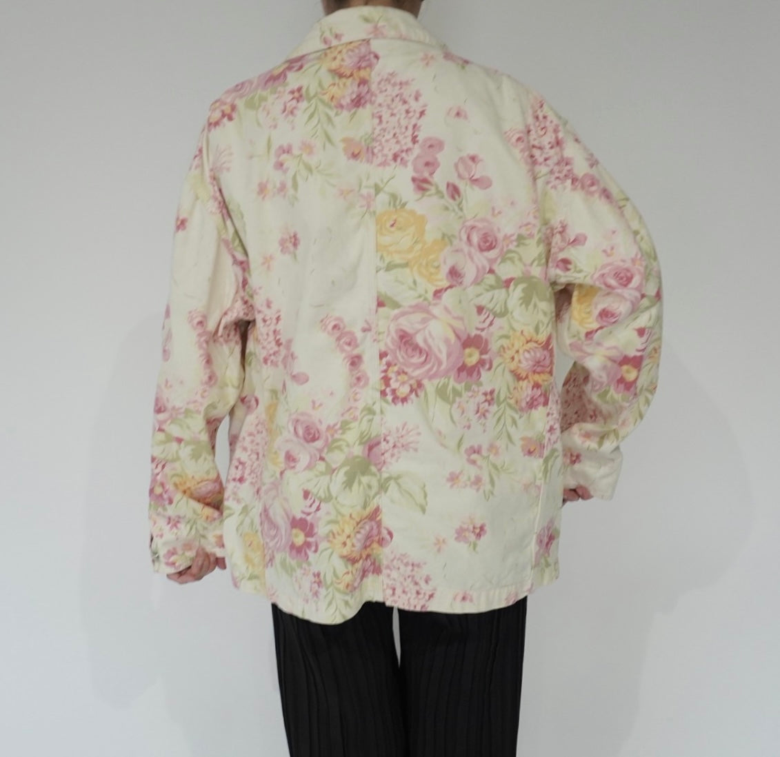 90s " Ralph Lauren" Flower Pattern Jacket