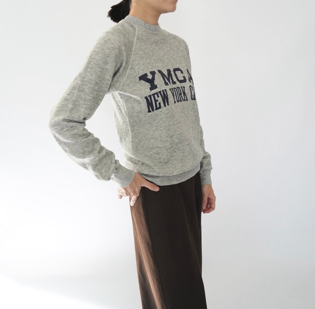 80s YMCA Printed Sweater Made in USA