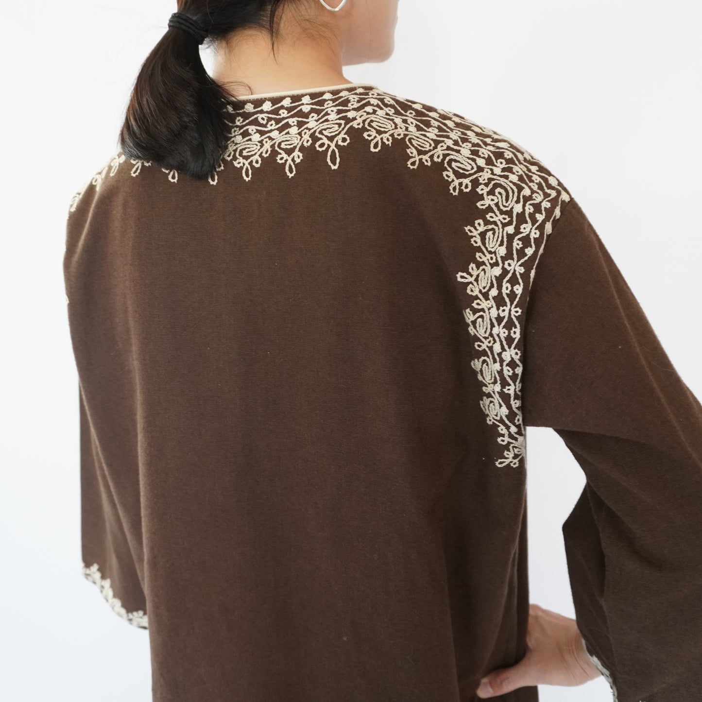 80s Embroidery Dress