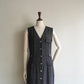90s Sleeveless Printed Dress Made in Canada