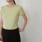 90s Silk Ribbed Top