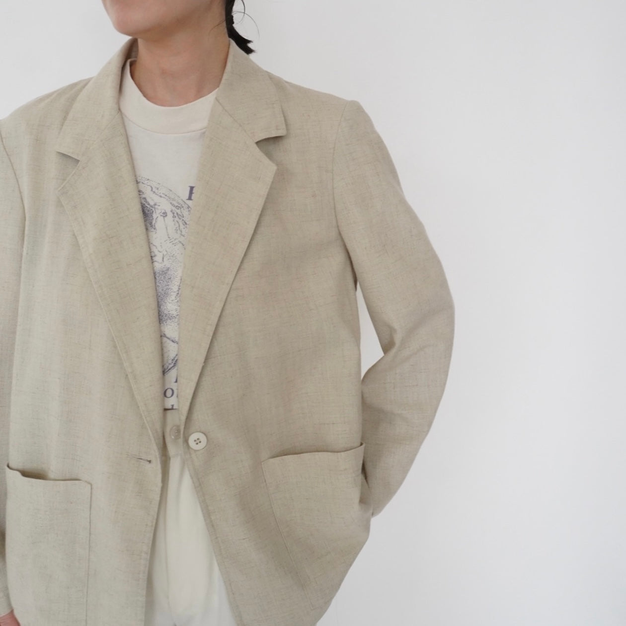 90s Rayon Light Jacket