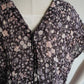 80s Printed Maxi Dress Made in USA