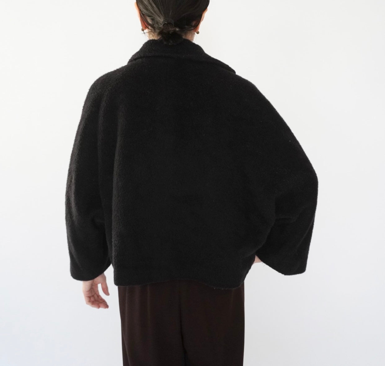 90s Shaggy Mohair Jacket  Made in Italy
