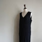 90s Black Pleated Dress