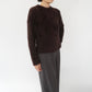 90s Brown Boa Top