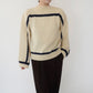 80s＂Rodier Paris" Design Knit