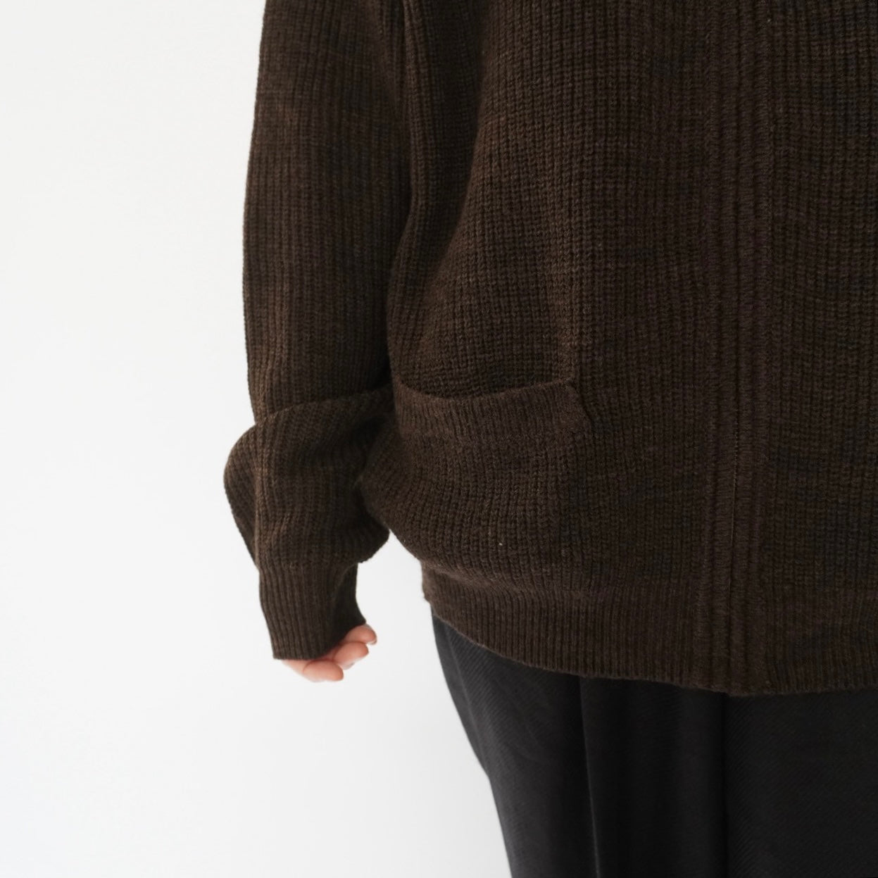 90s Zipped Knit Cardigan