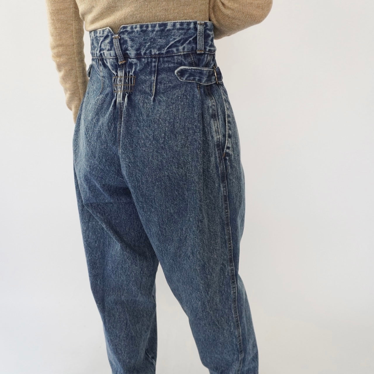 90s High Waisted Denim Pants