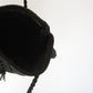 40s Woven Black Bag