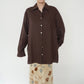 90s Brown Linen Shirt