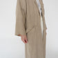 80s Linen Design Coat Made in USA