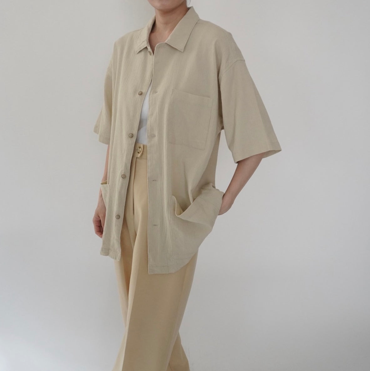 90s Beige Shirt