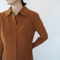 90s "FENDI" Faux Suede Dress Made in Italy