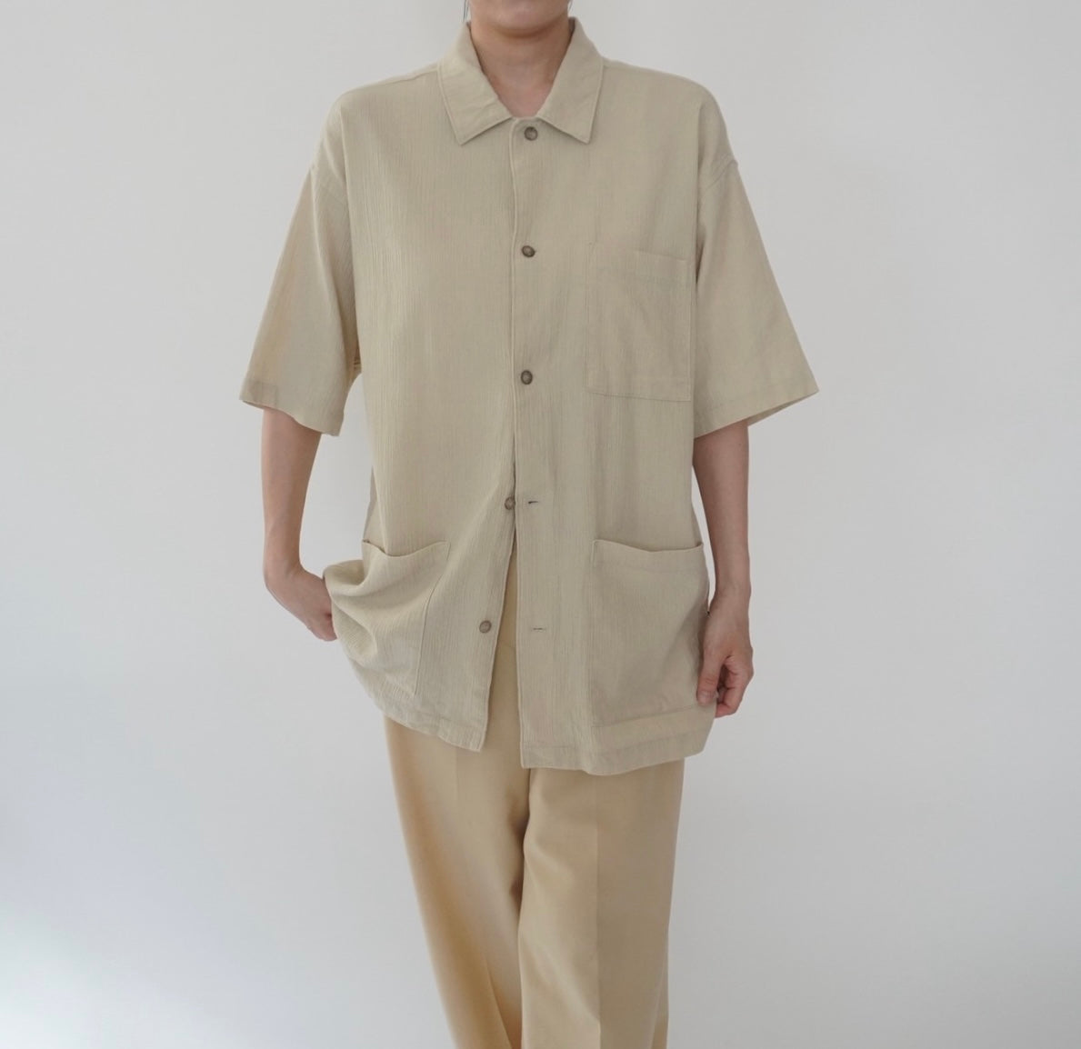 90s Beige Shirt