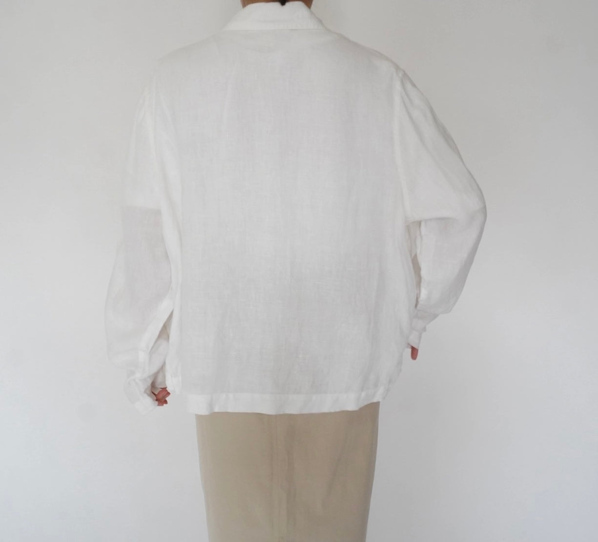90s Linen Jacket Made in USA