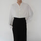 90s Embroidery Rayon Shirt