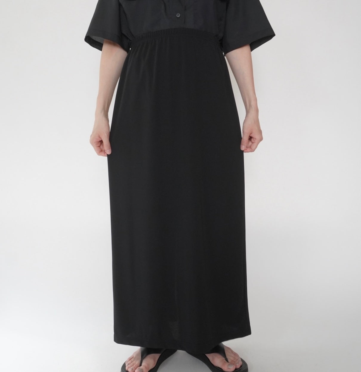 90s Black Skirt Made in USA