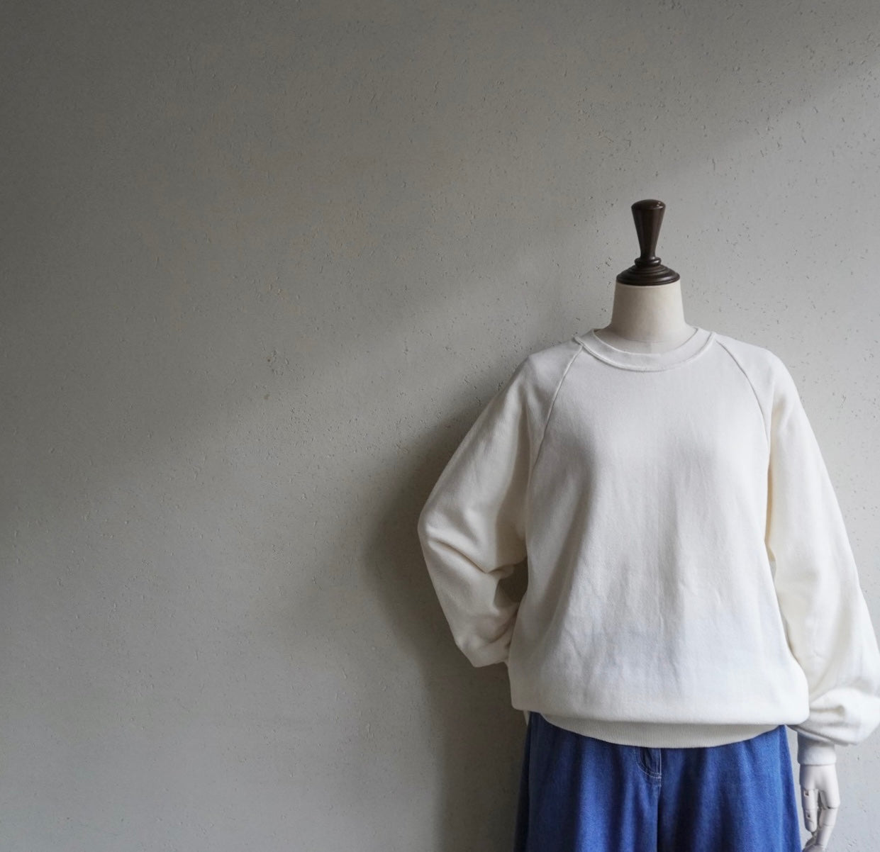 90s Ivory Sweater Made in USA