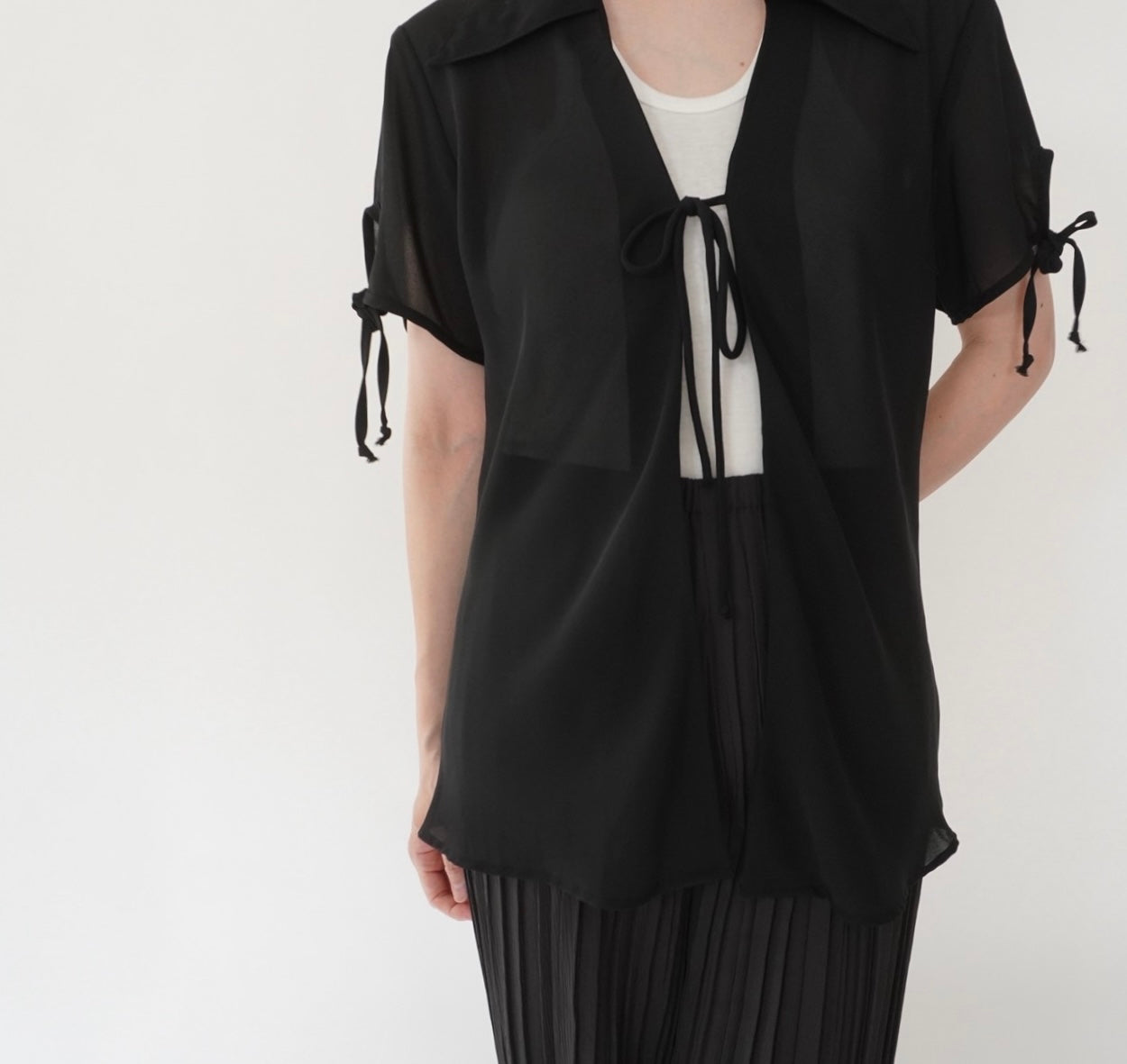 90s Sheer Shirt Made in USA