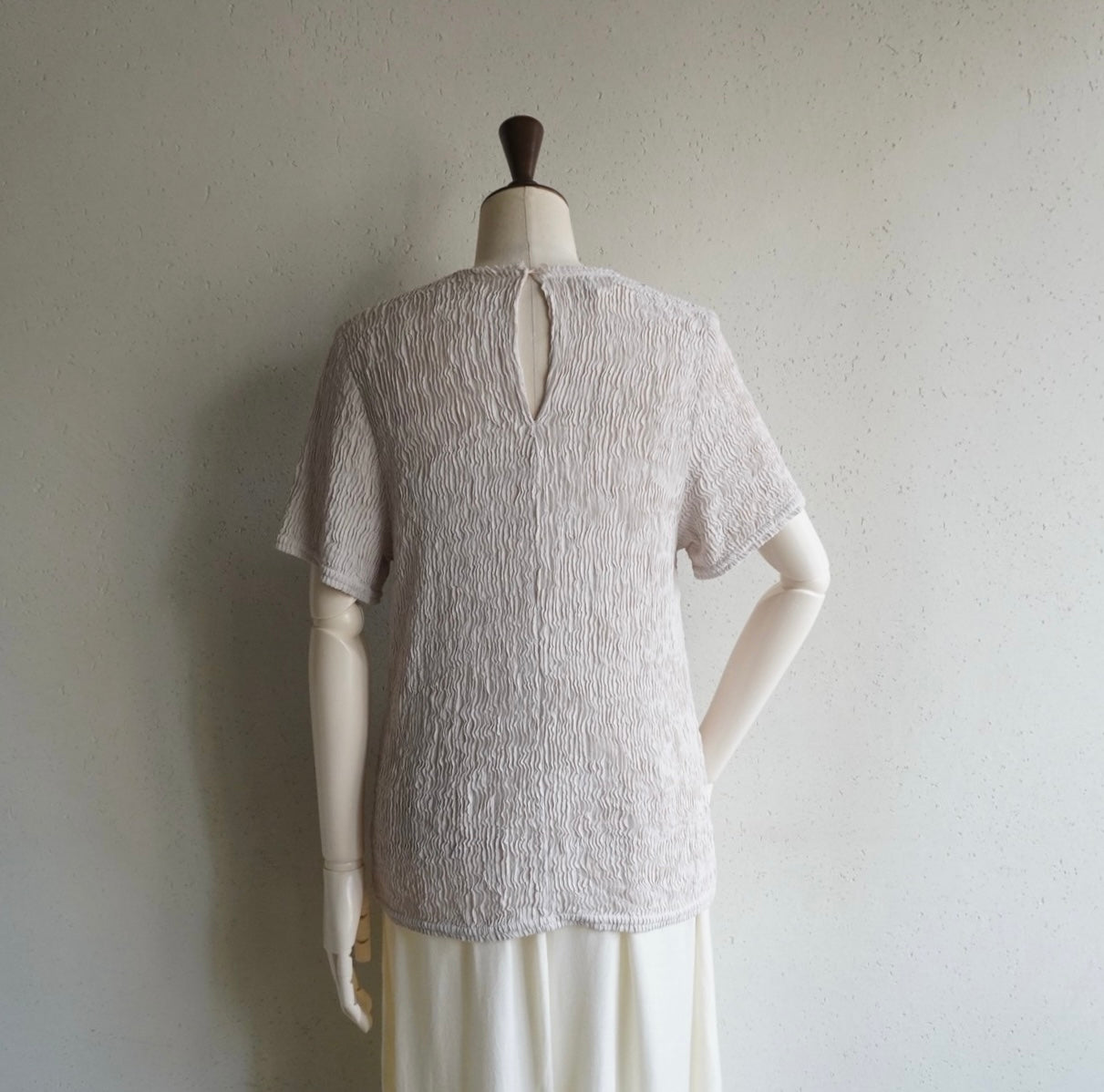 90s Pleated Top Made in USA