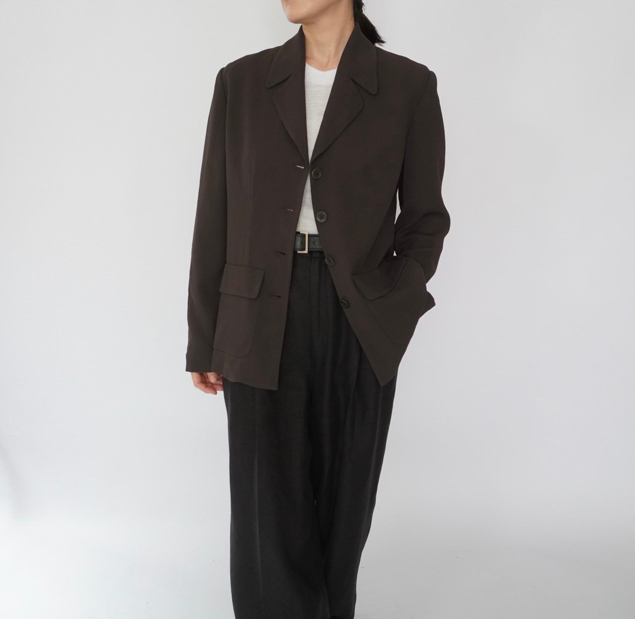 80s Brown Jacket Made in USA