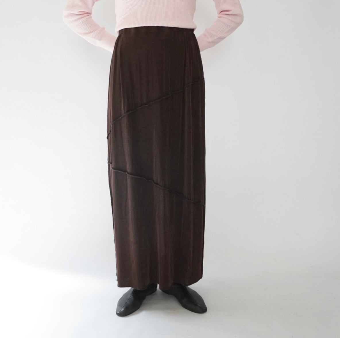 90s Brown  Design Skirt
