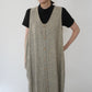 90s FLAX by jeanne engelhart Linen Dress