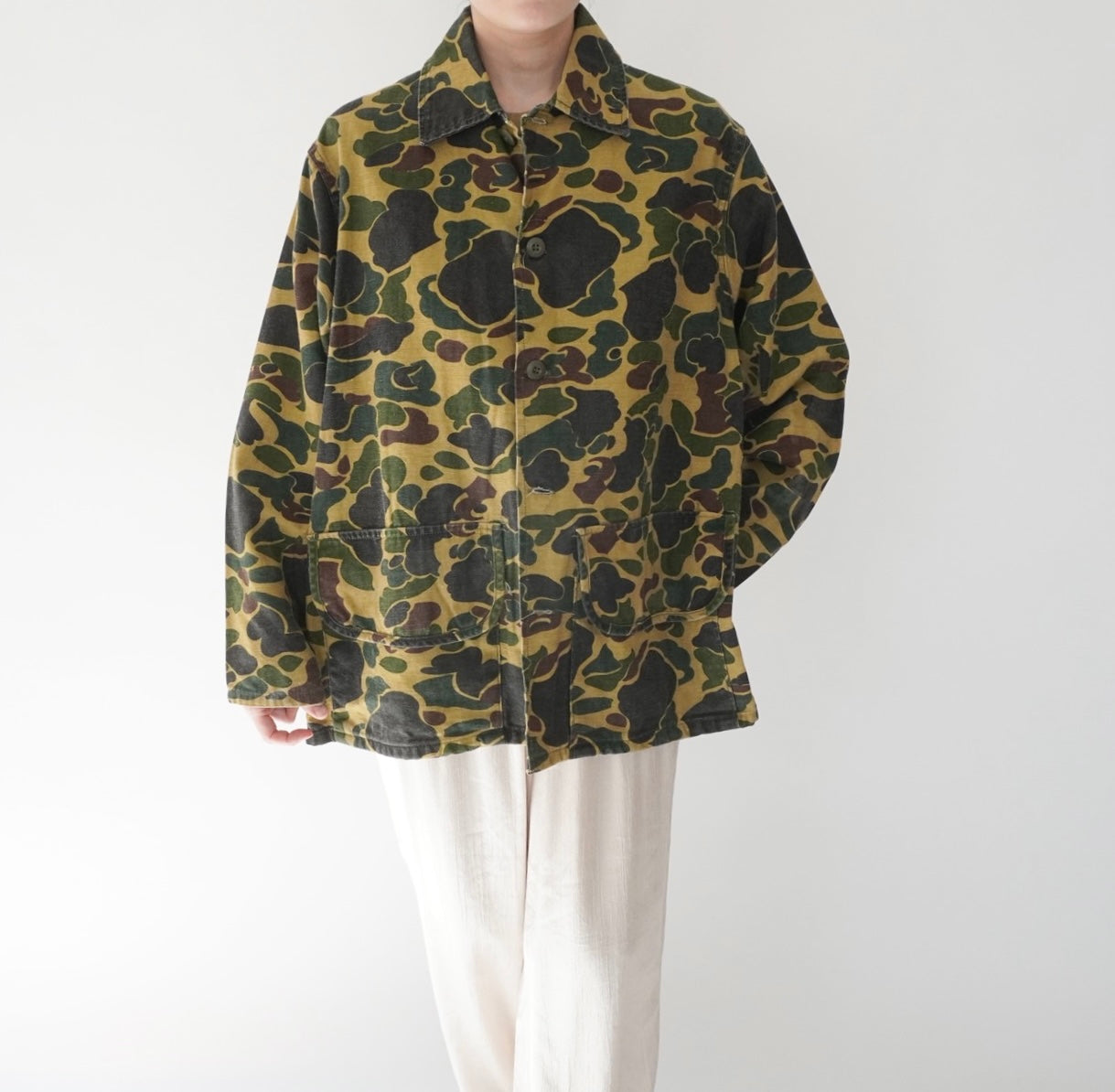 70s Camouflage Jacket Made in USA