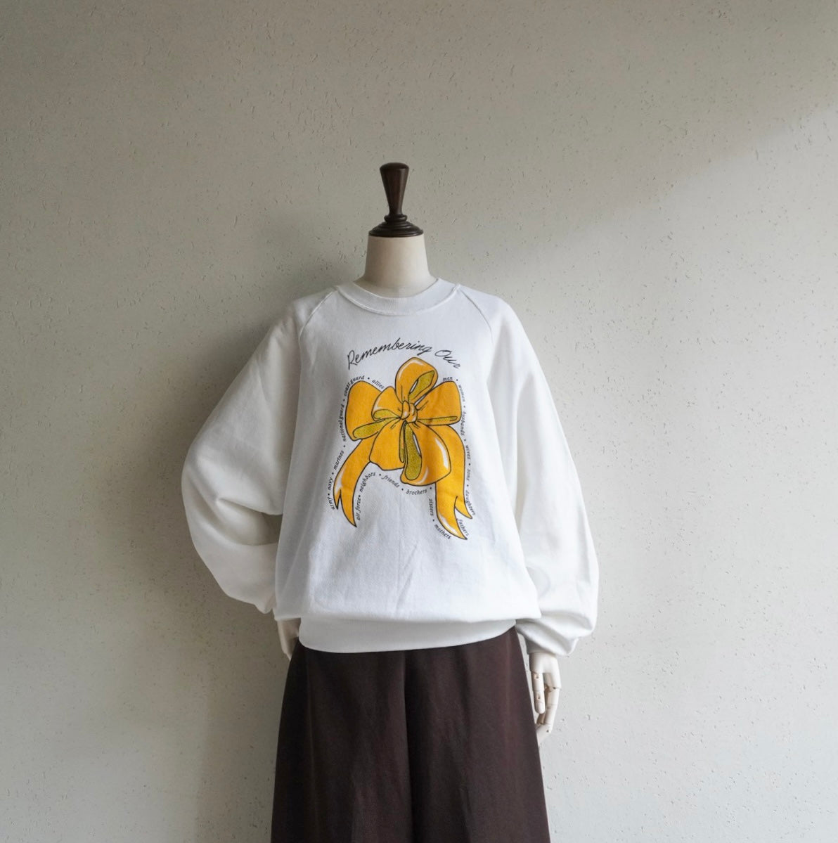 90s Printed Sweater Made in USA