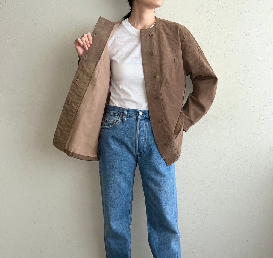 90s Suede Blouse