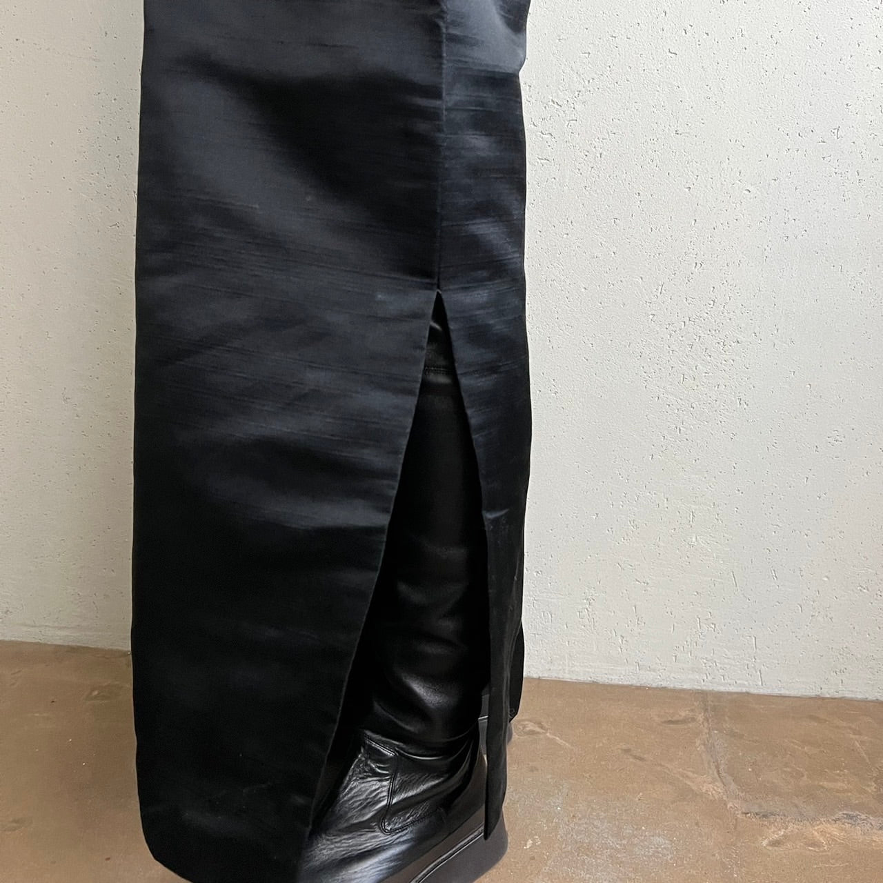 70s Black Skirt