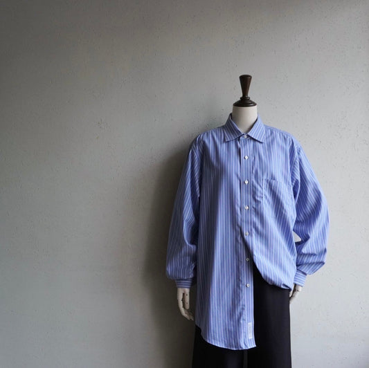 90s "Brooks Brothers" Blue Striped Shirt