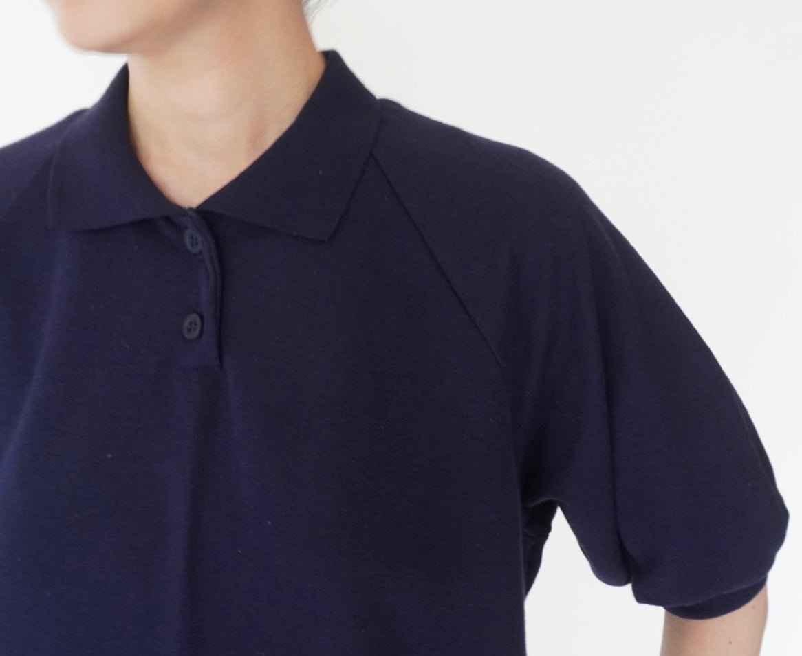 90s Navy Top Made in USA