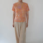 90s Tie Dye Top Made in Italy Dead Stock