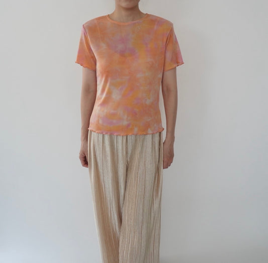 90s Tie Dye Top Made in Italy Dead Stock