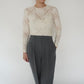 90s "ANN TAYLOR" Lade Design Top Made in USA