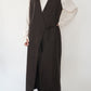 80s Sleeveless Wrap Dress