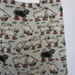 90s Sheep Pattern Tote Bag