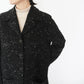 90s Black White Mix Jacket