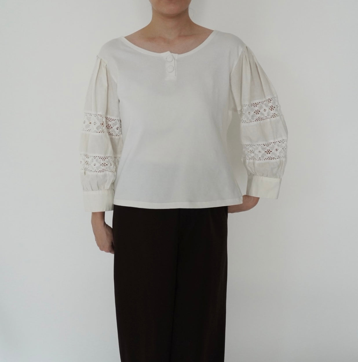 90s EURO Lace Design Top