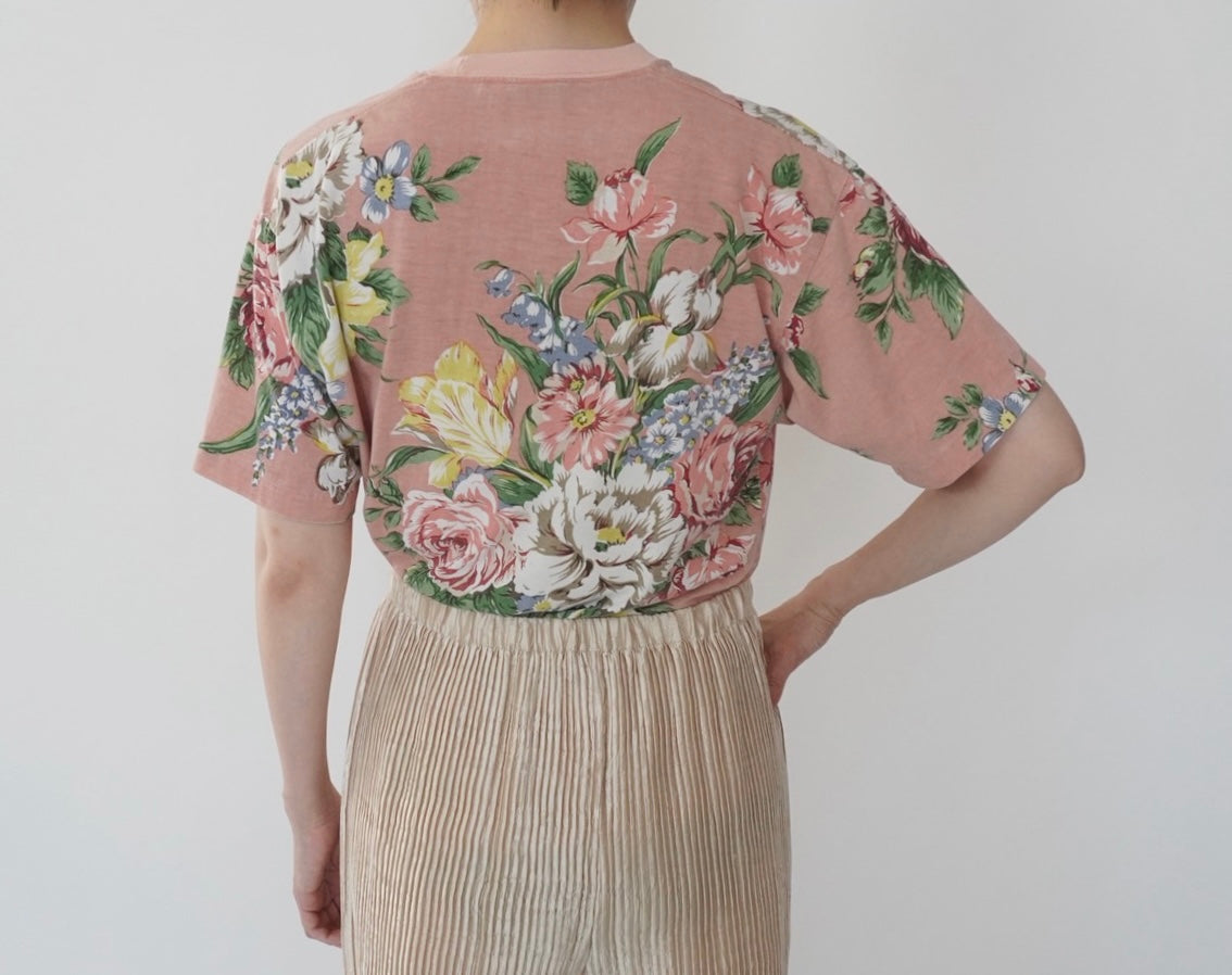 90s floral Printed T-shirt