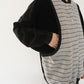 90s Striped Velour Top Made in USA