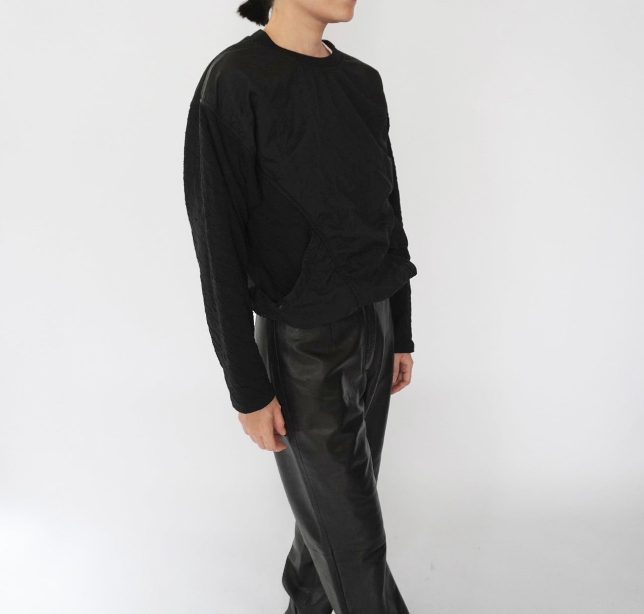 90s Nylon×Cotton Top