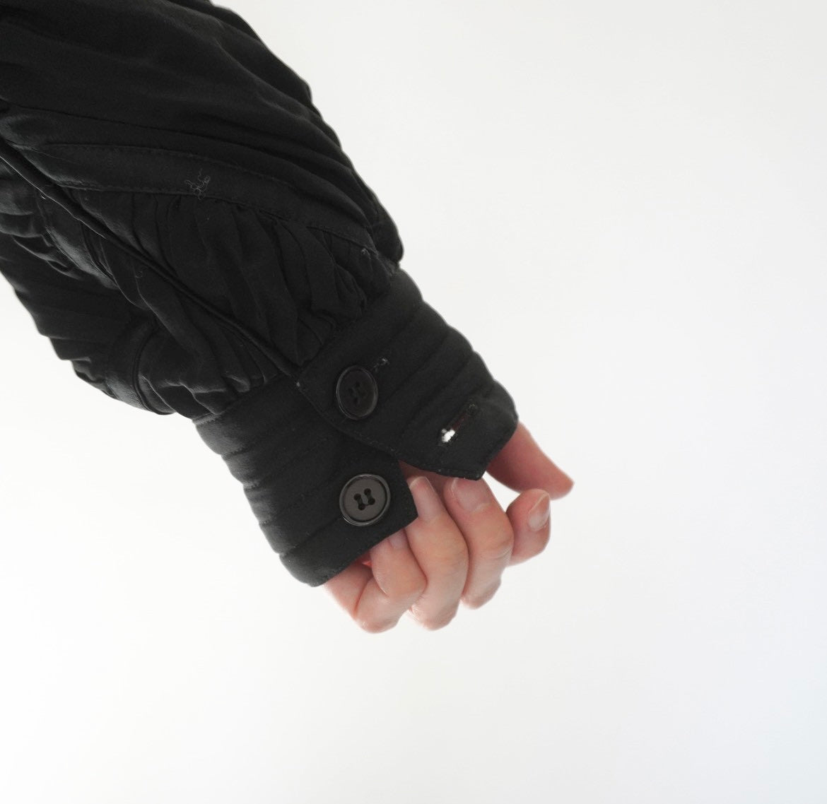 80s Silk Pleat Design Jacket