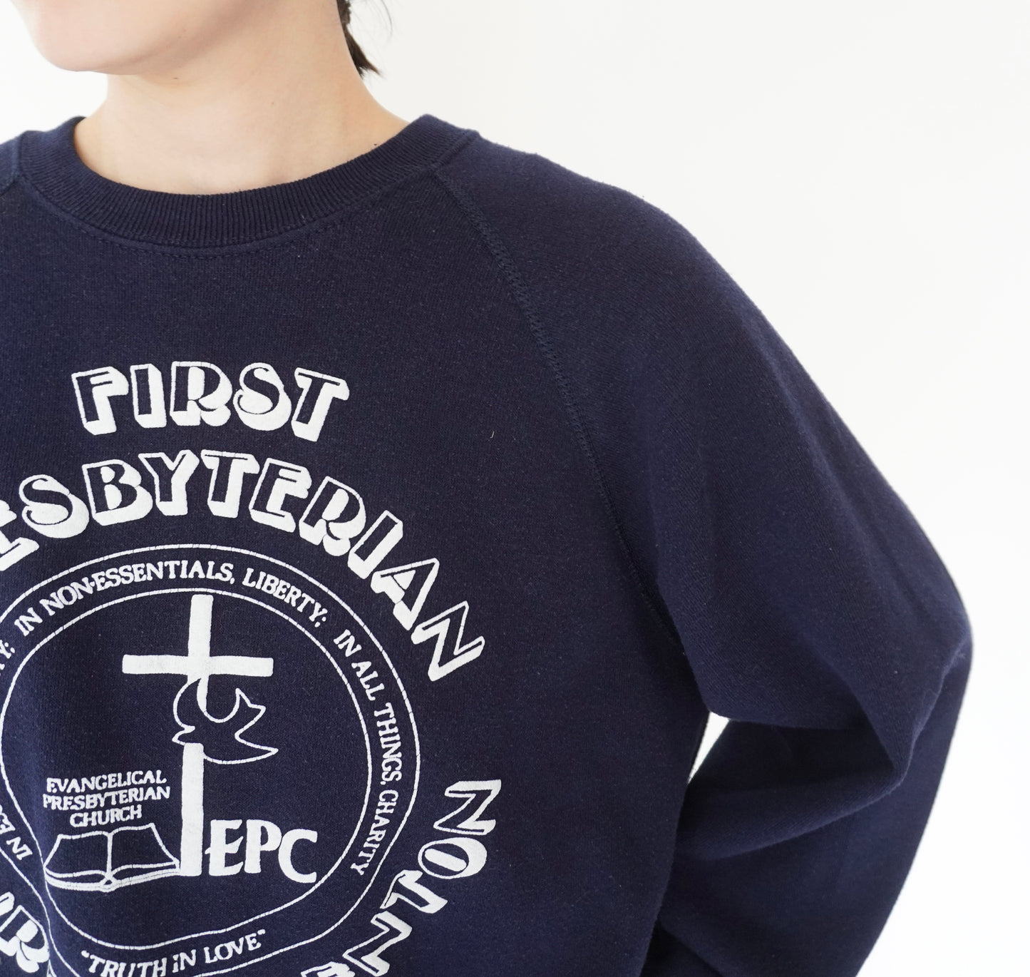 90s Printed Sweater Made in USA