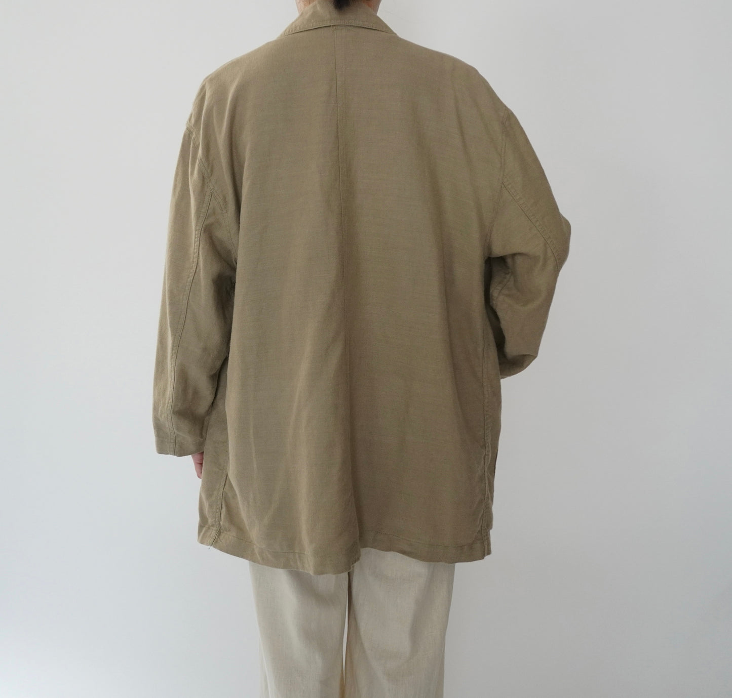 90s Cotton x Linen Light Jacket